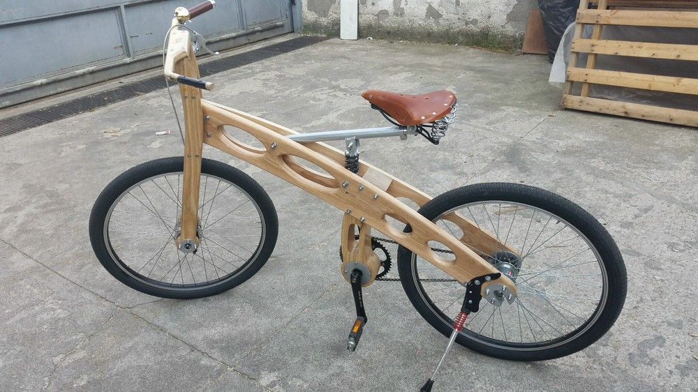 Bicicletta in Legno